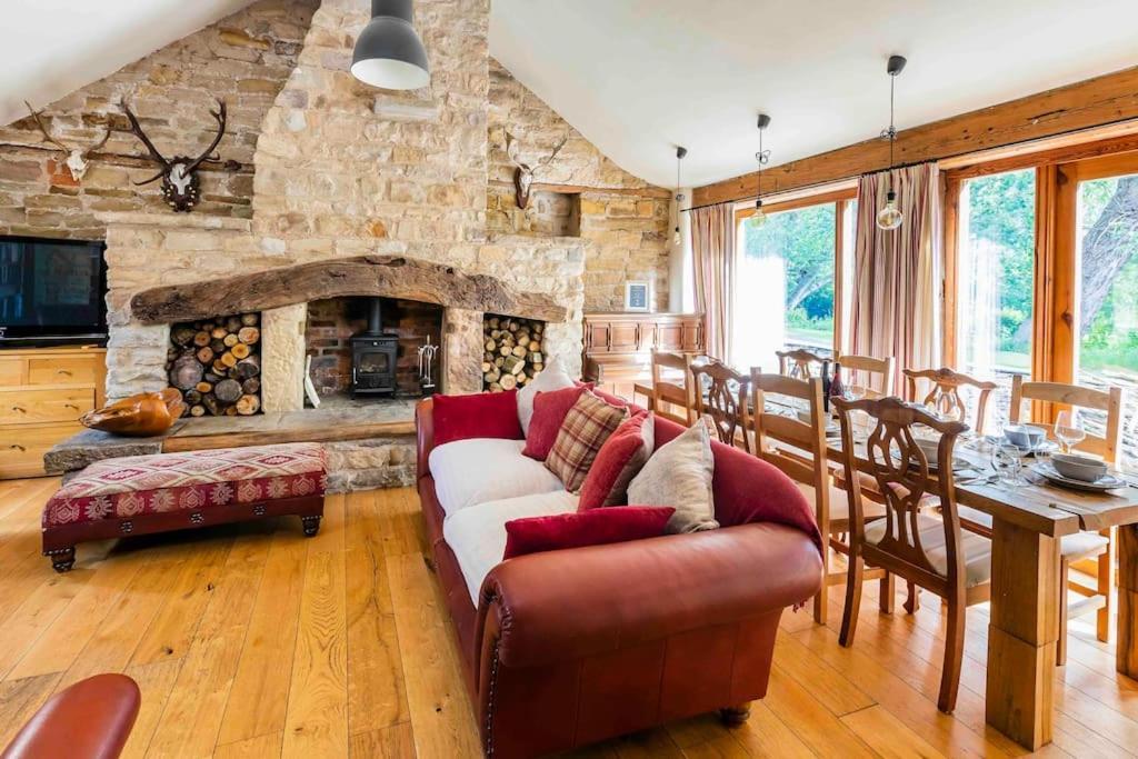 Four Bed Barn Conversion Junction 37 38 M1 Barnsley Esterno foto