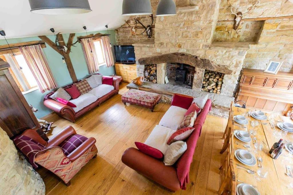 Four Bed Barn Conversion Junction 37 38 M1 Barnsley Esterno foto